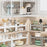 006-ZWJ-70138A-WH Kitchen Cupboard Shelf Spice Jar Plate Storage Rack Saver Organizer, 40x22.5x26cm - 4