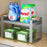 006-ZWJ-70139A-WH Cabinet Storage Shelf Household Countertop Storage Rack for Kitchen Spice Microwave - 7