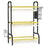 006-6427 3-Layer Iron Wire Kitchen Dish Bowl Storage Shelf Draining Rack with Chopstick Holder - 1