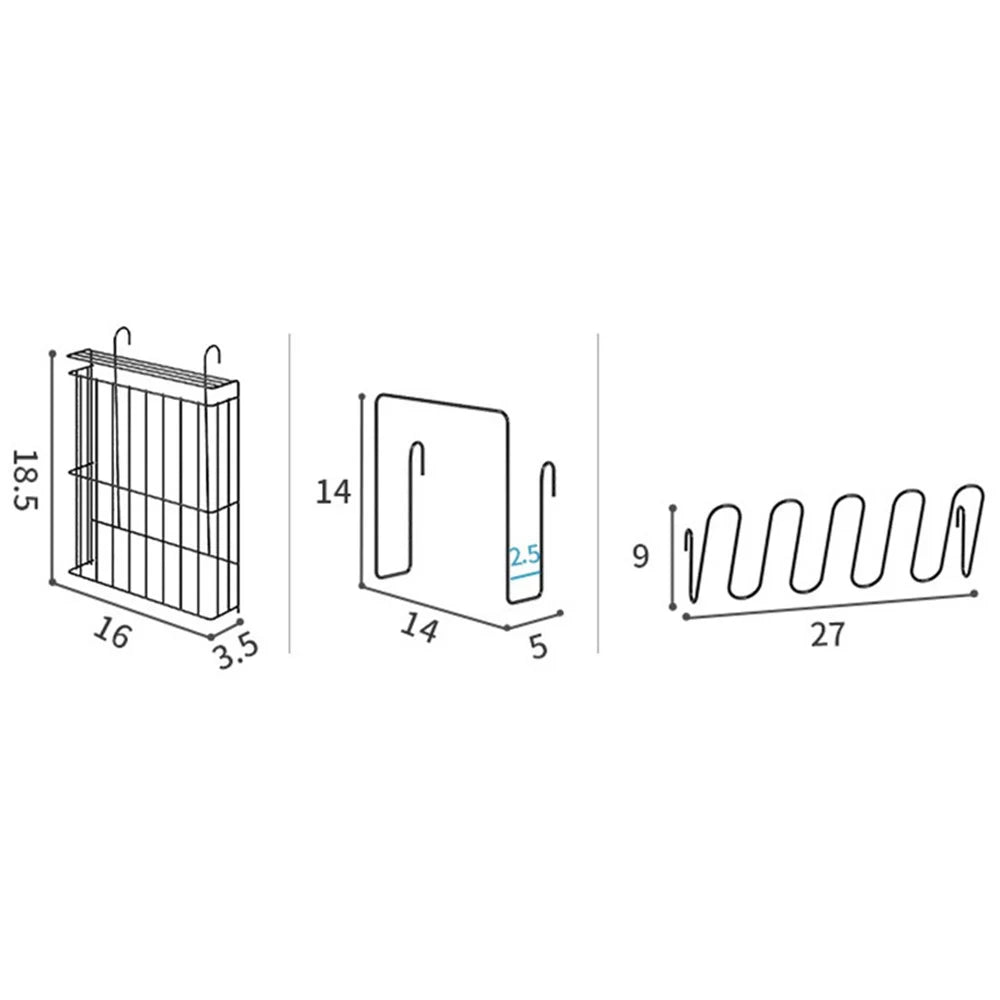 006-20C802HQTZ 2-Tier Dish Drainer Rack Metal Cutlery Utensil Drainer with Drip Tray / Chopstick Holder - 6