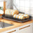 006-WDJ-6890-BK Dish Drying Rack with Drip Tray Kitchen Counter Plate Shelf Holder - 3