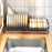 006-WDJ-6890-BK Dish Drying Rack with Drip Tray Kitchen Counter Plate Shelf Holder - 4