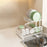 006-WDJ-8023 Dish Drying Rack 2 Tier Kitchen Organizers with Cup / Cutting Board Holders - White - 2