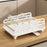 006-WDJ-8023 Dish Drying Rack 2 Tier Kitchen Organizers with Cup / Cutting Board Holders - White - 7