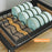 006-WDJ-6790-3BK 3-Tier Dish Drainer Rack with Drip Tray / Utensils Holder Dish Rack for Kitchen Counter - 4
