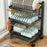 006-WDJ-6790-3BK 3-Tier Dish Drainer Rack with Drip Tray / Utensils Holder Dish Rack for Kitchen Counter - 7