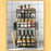 006-6374 3 Tier Spice Rack Stand Metal Kitchen Jar Shelf with Utensil Cutlery Holder - 2