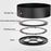 006-10061H Single Layer Turntable Organizer Rotating Spice Rack Metal Lazy Storage Rack for Cabinet, Kitchen, Black - 2