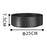 006-10061H Single Layer Turntable Organizer Rotating Spice Rack Metal Lazy Storage Rack for Cabinet, Kitchen, Black - 5