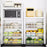 005JGL1038 4-Tier Storage Rack with Wheels, Kitchen Organizer Shelf Stainless Steel Vegetable Basket - 3 Mesh+1 Tray - 5