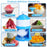 Home Mini Manual Snow Cone Hand Crank Ice Crusher Grinding Machine (BPA-Free, No FDA Certified) - 2