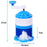 Home Mini Manual Snow Cone Hand Crank Ice Crusher Grinding Machine (BPA-Free, No FDA Certified) - 6