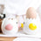 Cartoon Egg White and Yolk Separator Ceramic Egg Divider Filter Kitchen Tool (No FDA, BPA-Free) - Yellow - 3