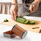 Beech+Metal Rolling Knife Sharpener Sharpening Tool for Knives and Scissors - Brown - 4
