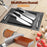 Beech+Metal Rolling Knife Sharpener Sharpening Tool for Knives and Scissors - Brown - 6