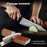 Beech+Metal Rolling Knife Sharpener Sharpening Tool for Knives and Scissors - Brown - 7