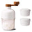 Shaved Ice Machine Plastic Portable Ice Crusher Ice Shaver with 2pcs Ice Cube Trays - 1