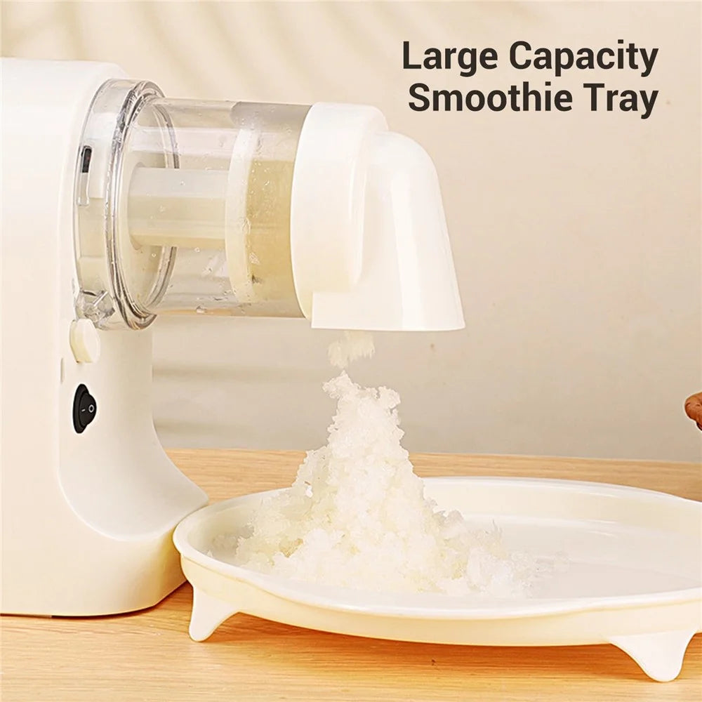 Electric Ice Shaver Shaved Ice Machine USB Rechargeable Portable Ice Crusher for Home - 5