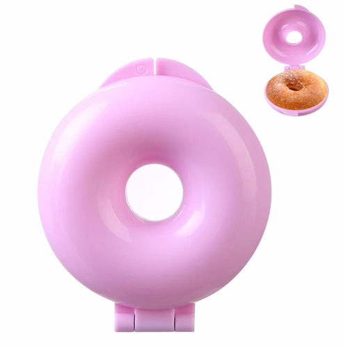 DIY Donut Mold for Baking Doughnut Cake Mould Baking Tool (No FDA, BPA-Free) - Pink - 1