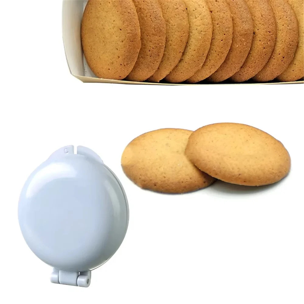 DIY Cookie Mold for Baking Round Cookie Cake Mould Baking Tool (No FDA, BPA-Free) - Grey - 2