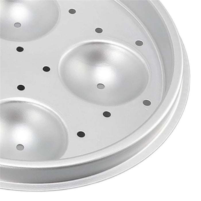 Microwave Oven Egg Steamer 4 Grids Egg Cooker Egg Boiler with Egg Cutter Tool for Home Breakfast - 3