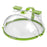 Microwave Splatter Cover with Dual Water Steamer Clear Microwave Plate Cover Lid Dish Bowl Cover - 1