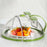 Microwave Splatter Cover with Dual Water Steamer Clear Microwave Plate Cover Lid Dish Bowl Cover - 2
