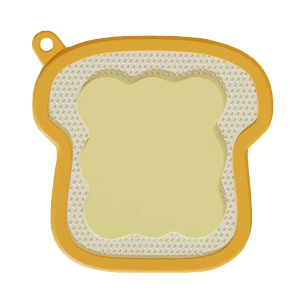 3-in-1 Detachable Heat Insulation Mat Non-Slip Silicone Placemat with Hanging Hole - Yellow - 1