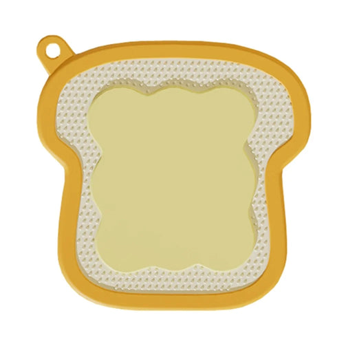 3-in-1 Detachable Heat Insulation Mat Non-Slip Silicone Placemat with Hanging Hole - Yellow - 1