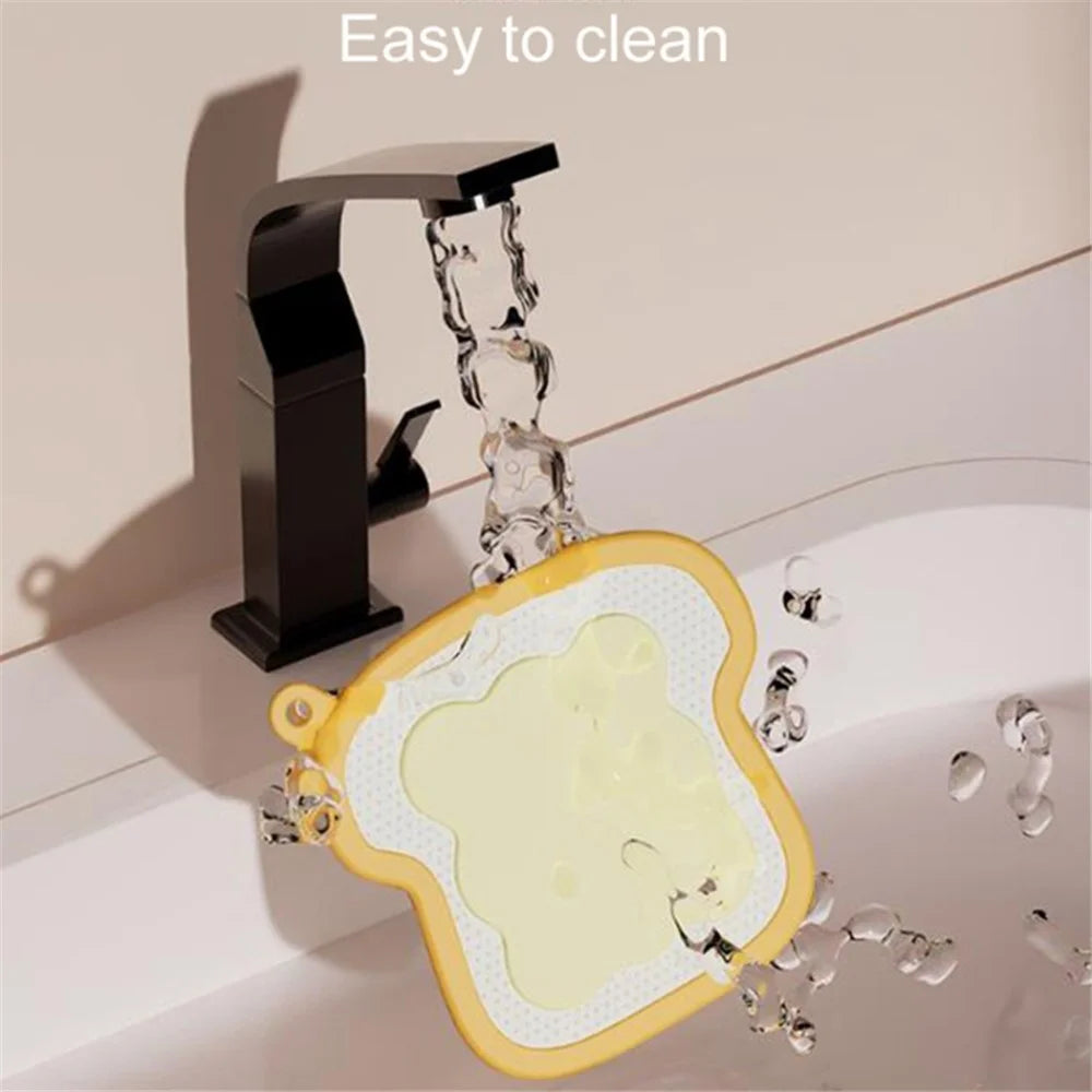 3-in-1 Detachable Heat Insulation Mat Non-Slip Silicone Placemat with Hanging Hole - Yellow - 3