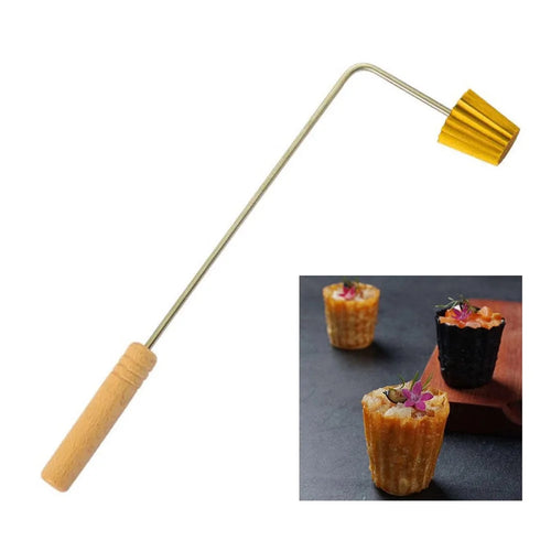 Small Gold Cup Mold Malaysia Food Baking Mould Pancake Mini Stamps Mold Cookie Maker Baking Tool - 1