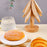 Wooden Insulation Pad 3Pcs Tree Shaped Coaster Set Hot Pots and Pans Insulation Mat - Wood Color - 4