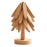 Wooden Tree Coasters 4Pcs Tree Shaped Tree Shaped Trivet Mats for Hot Dishes, Hot Pots and Pans - Wood Color - 1