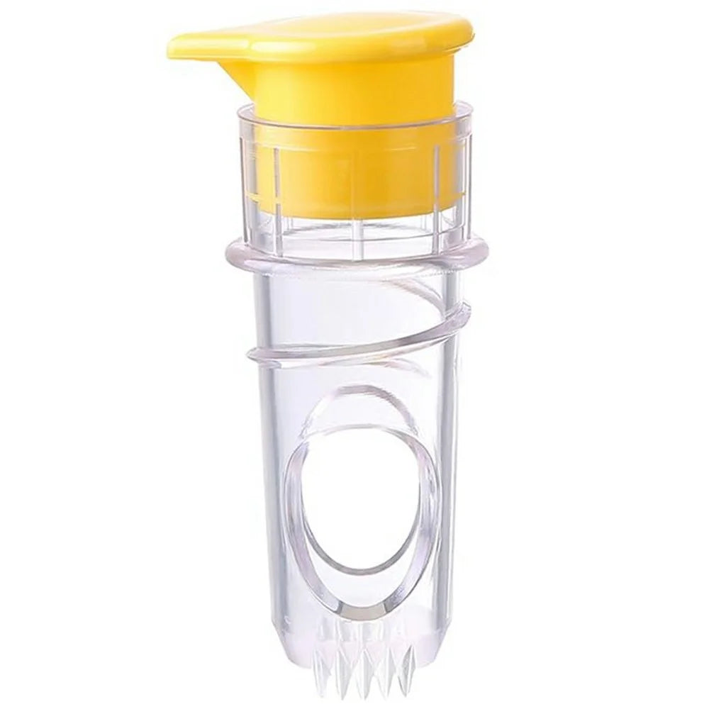 Multi-Function Manual Lemon Squeezer Hand Fruit Juicer with Built-In Filter (BPA Free, No FDA) - 1
