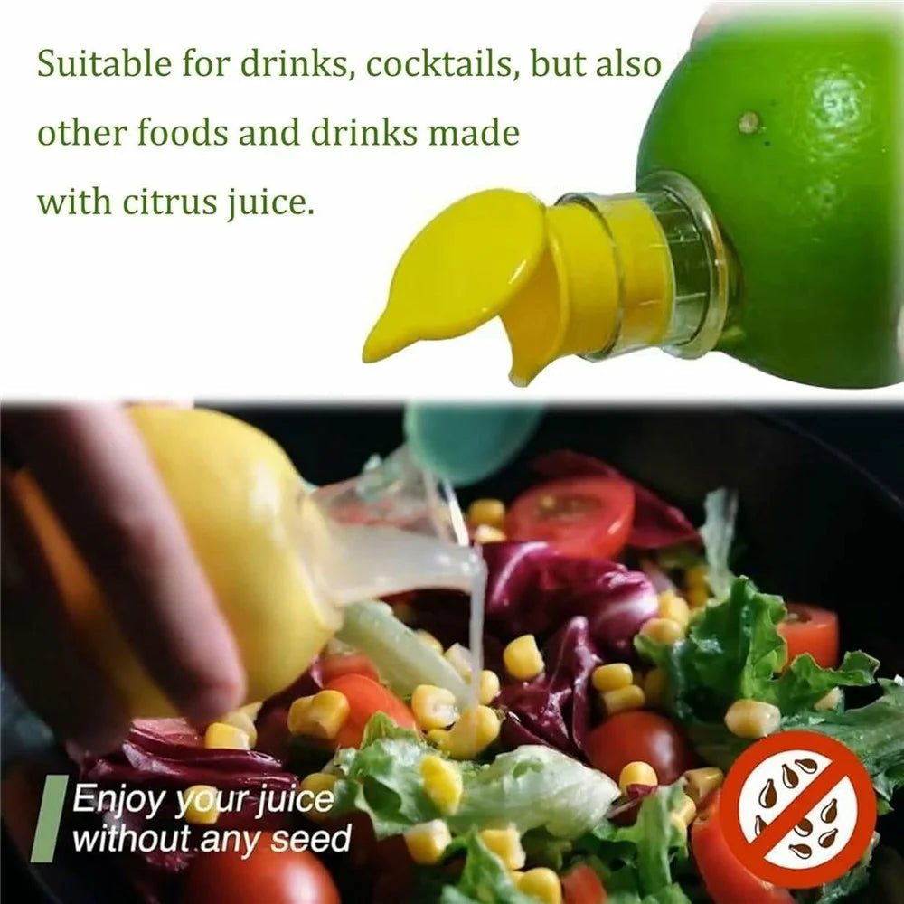 Multi-Function Manual Lemon Squeezer Hand Fruit Juicer with Built-In Filter (BPA Free, No FDA) - 6