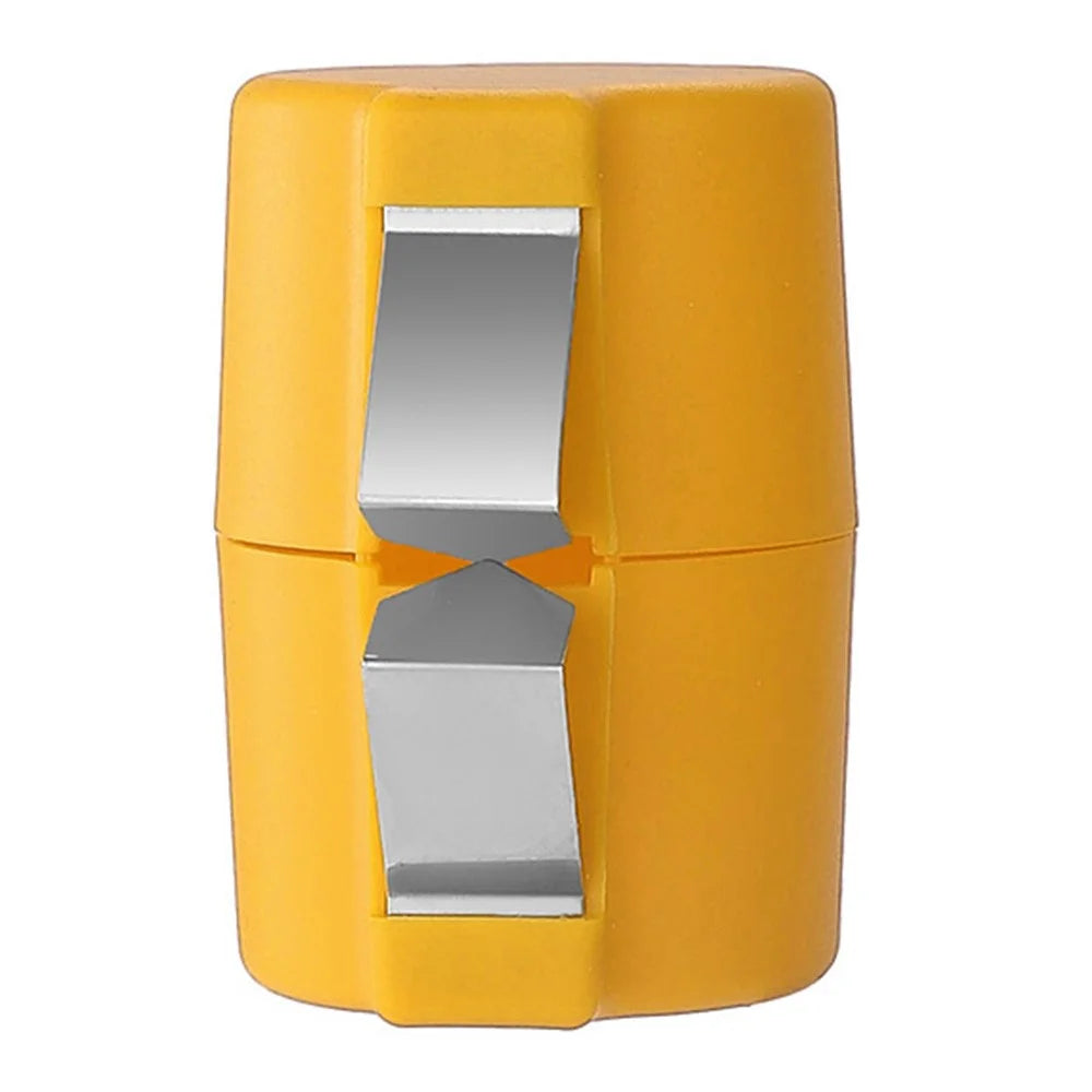 Handheld Egg Shell Opener PP + Stainless Steel Egg Shell Separator Kitchen Gadget - Yellow - 1