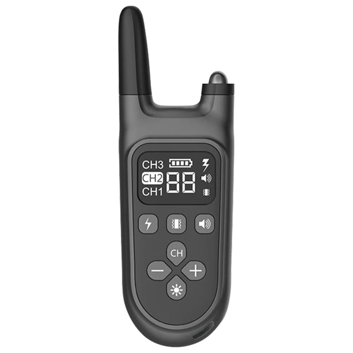 Dog Stop Bark Collar Remote Control Dog Training Device Waterproof Reflective Pet Collar - 2
