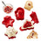 3Pcs / Set Christmas Tree Snowflake Mitten Shape Plastic Cookie Mold Kitchen Baking Tool (BPA Free, No FDA) - 3
