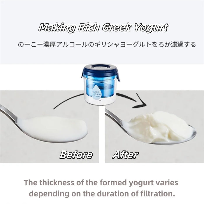 Household Greek Yogurt Strainer Portable Whey Separator Reusable Yogurt Filter (BPA Free, No FDA) - 7