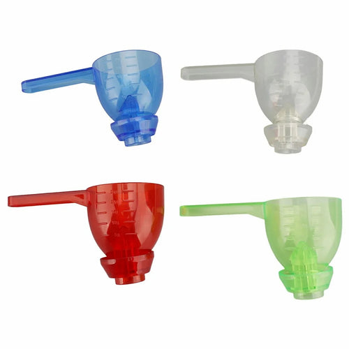 4Pcs Measuring Scoop Funnel ABS Powder Funnel Water Bottle Scoop Measuring Tool (BPA Free, No FDA) - 1