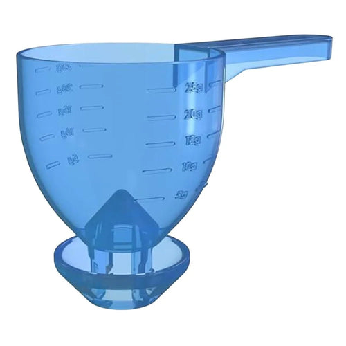 Measuring Scoop Funnel ABS Powder Funnel Water Bottle Scoop Measuring Tool (BPA Free, No FDA) - Blue - 1