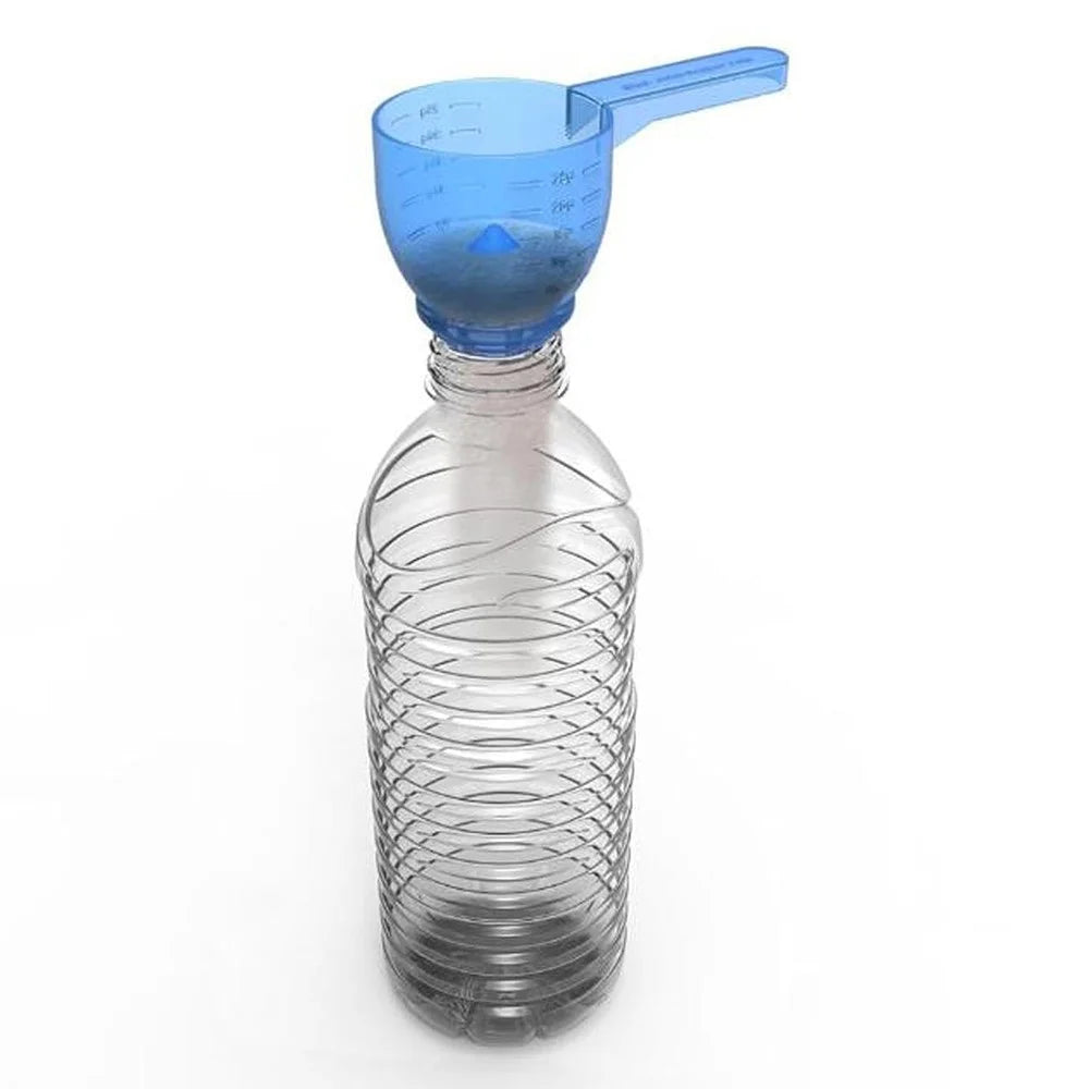 Measuring Scoop Funnel ABS Powder Funnel Water Bottle Scoop Measuring Tool (BPA Free, No FDA) - Blue - 2