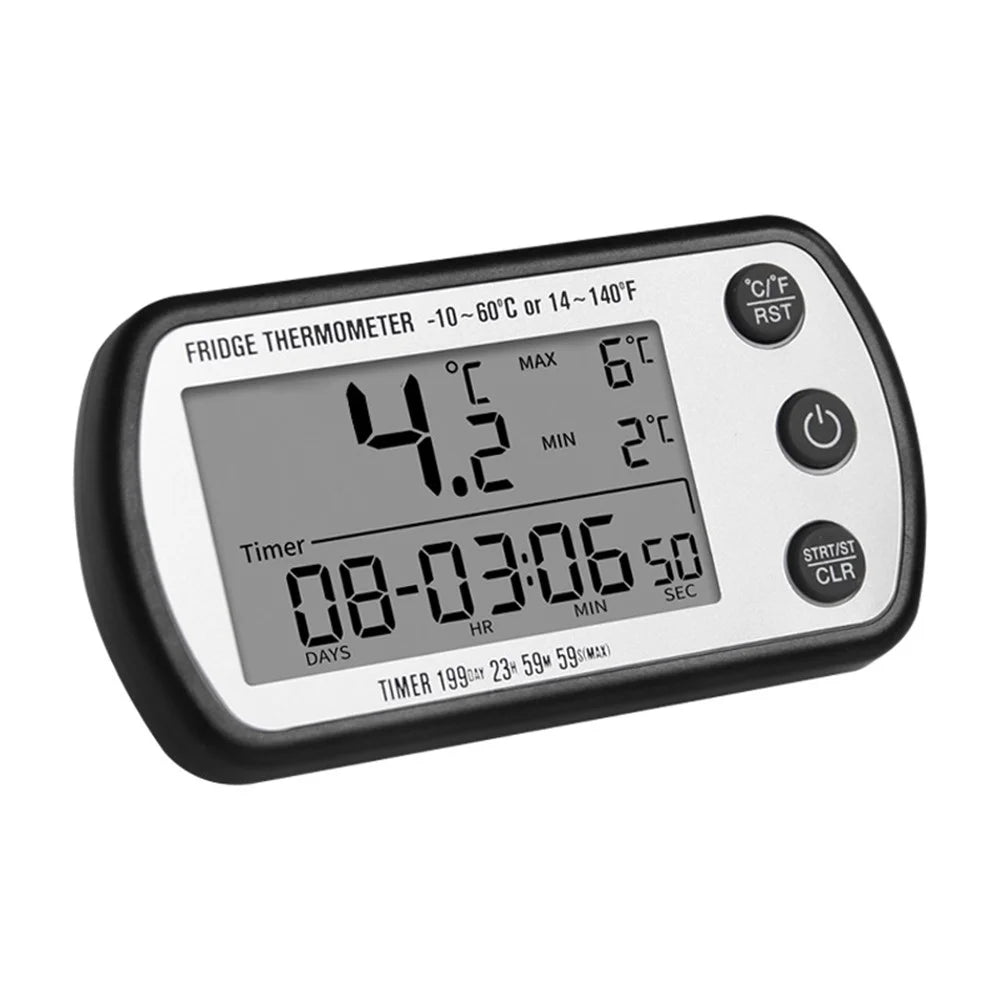 Magnetic Suction Digital Thermometer Refrigerator Food Preservation Electronic Temperature Tester - 1