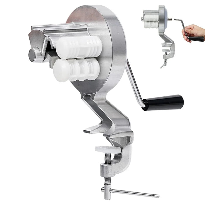 Kitchen Manual Pasta Machine Hand Crank Noodle Macaroni Pasta Making Machine ( BPA Free, No FDA ) - 1