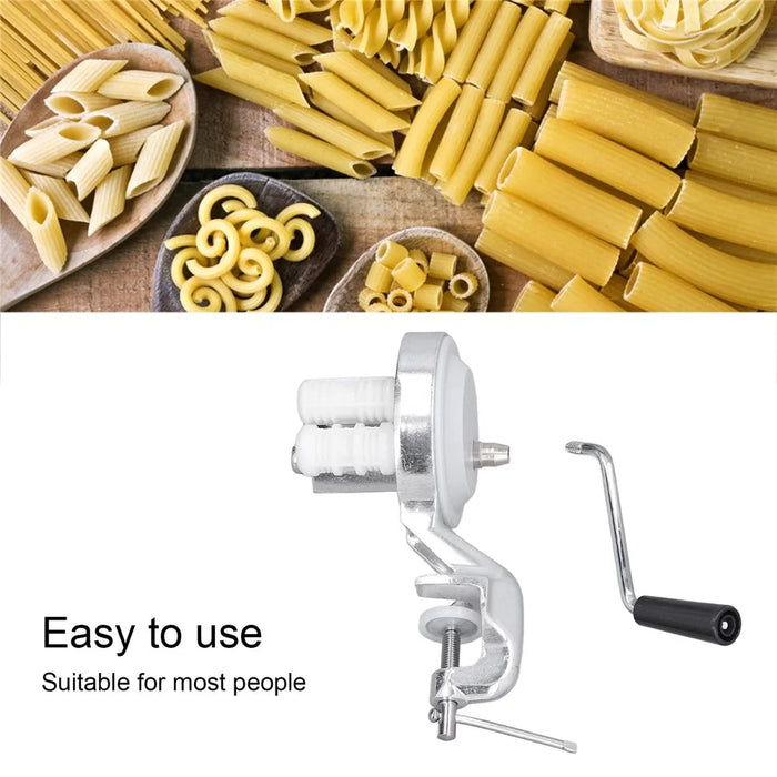 Kitchen Manual Pasta Machine Hand Crank Noodle Macaroni Pasta Making Machine ( BPA Free, No FDA ) - 3