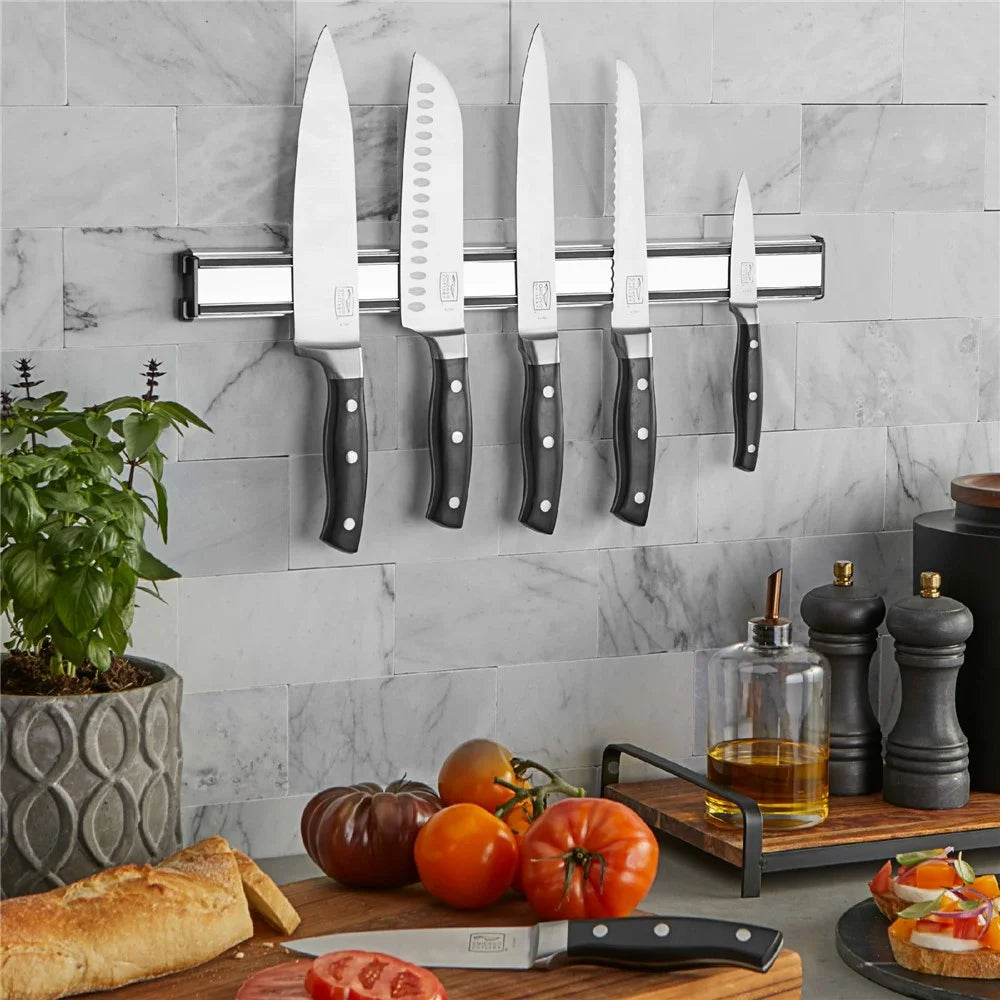 14 Inch Aluminum Alloy Magnetic Knife Holder Wall Mounted Kitchen Knife Storage Rack - 6