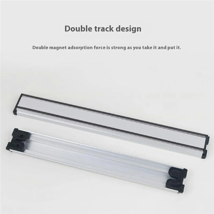 16 Inch Aluminum Alloy Magnetic Knife Holder Wall Mounted Kitchen Knife Storage Rack - 2
