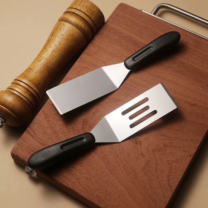 Stainless Steel Spatula Multi-Purpose Kitchen Tool For Pancakes Steak Cake Culinary Utensil - Hollow Spatula - 7