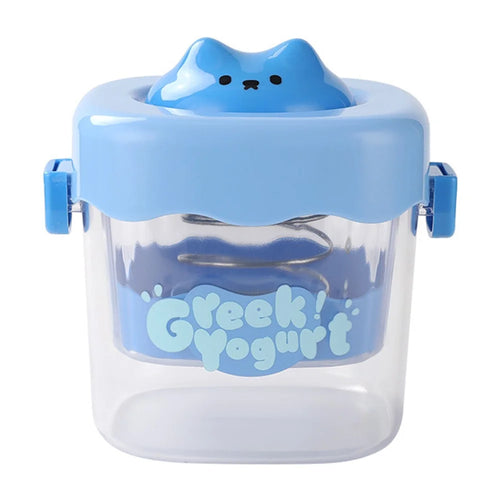 Cartoon Design Greek Yogurt Strainer Cold Brew Yogurt Separator Whey Filter ( BPA Free , No FDA ) - Blue - 1