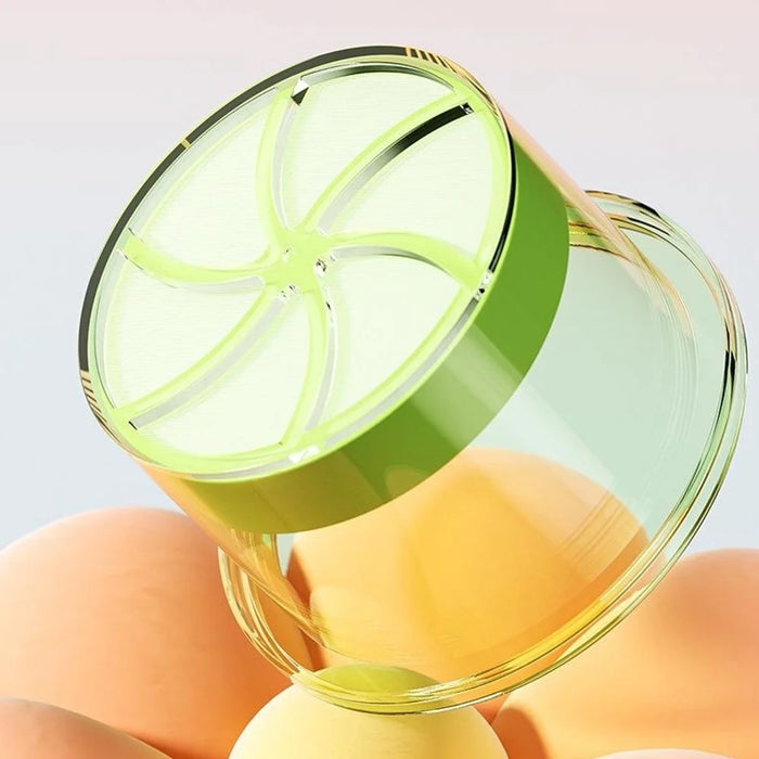 Greek Yogurt Strainer Round Shape Yogurt Separator Cold Brew Compression Fine Mesh Filter ( BPA Free , No FDA ) - Green - 5